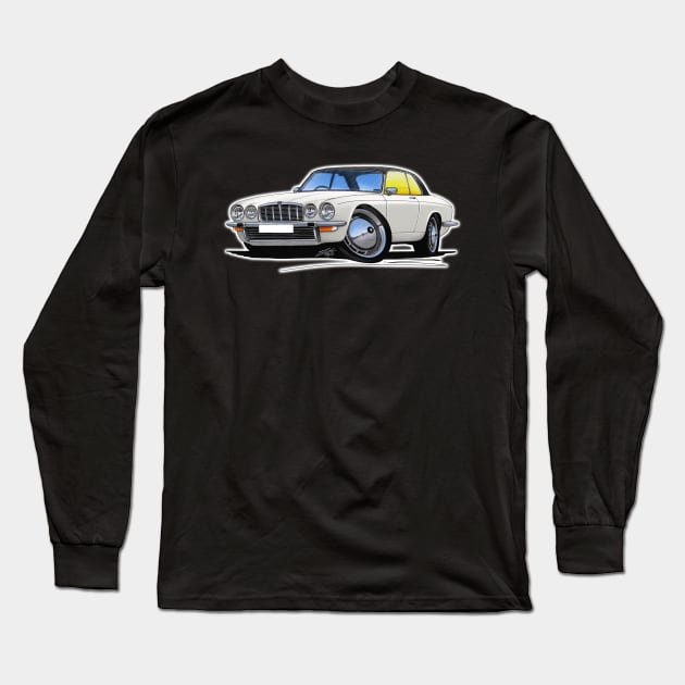 Jaguar XJ-C White Long Sleeve T-Shirt by y30man5